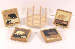 Bear coasters